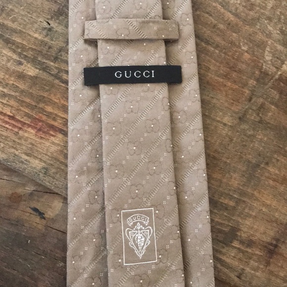 Gucci Other - GUCCI Silk Logo Tie